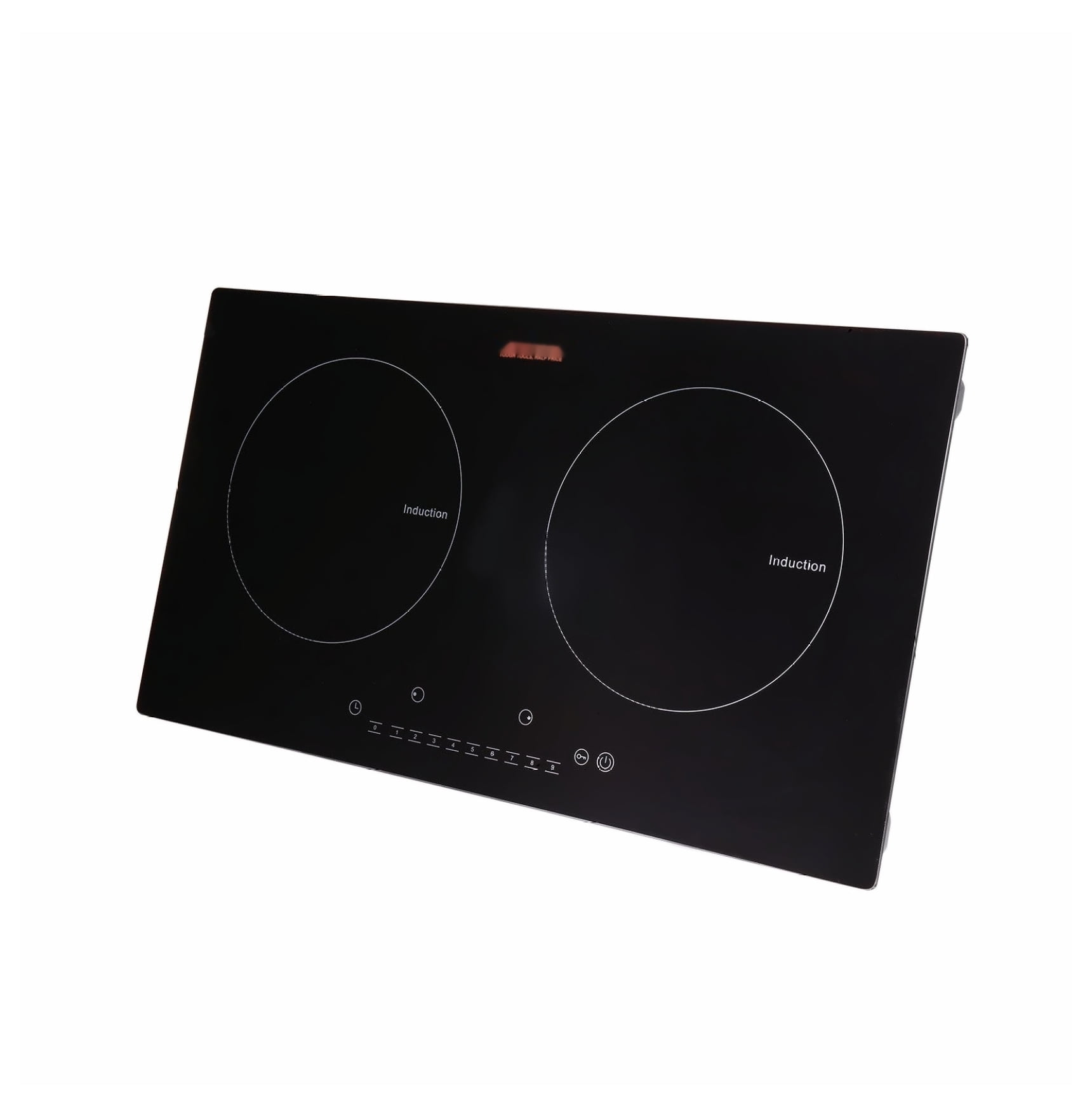 Electric Cooktop 2 Burner, 24'' Induction Stove Top Built-in, 1800W Magnetic Cooktop, 9 Heat Levels, LED Touch Control, Child Lock & Overheat Protection