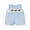 Blue, variant on BemeyourBBs Baby Boys Rompers Horse Embroidery Stripe Summer Clothes Overalls