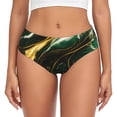 thumbnail image 1 of Balery Green Marble Ropa Interior de Algodón para Mujer con Dibujo – Braguitas Cómodas y Elásticas, Estilo Clásico-3X-Large, 1 of 6