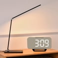 thumbnail image 4 of Creative LED Digital Electronic Clock with Mirror Wall Design, USB Mobile Phone Charging, Calendar Function, Alarm with Snooze, Temperature Display, 4 of 4