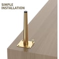 thumbnail image 5 of Nvzi 4Pcs 8Inch Furniture Legs Coffee Table Legs, Replacement Legs Perfect,Chair Leg,Brushed Gold, 5 of 5
