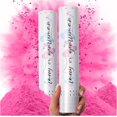 thumbnail image 1 of PrimePure Canon à Confettis pour Révélation de Sexe - Poppers de Fête en Poudre Biodégradable - Rose, Lot de 2 - Canons à Confettis Bombe Fumée pour Bébé Fille, 1 of 7