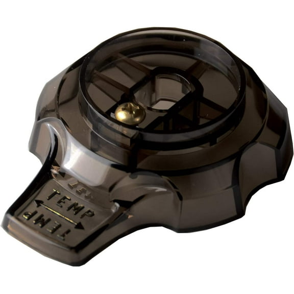 Avalon Temperature Control Handle for Tub and Shower Mixet Faucets, Temperature Control Knob, Smoke