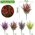 thumbnail image 3 of Sinhoon 20 Bundles Artificial Lavender Outdoor UV Resistant Flowers Plastic Fake Flowers Plants, Artificial Flowers Faux Plants for Outdoor Hanging Planter Home Porch Summer Decor(Mix-colored), 3 of 7