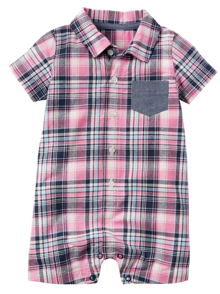 tartan baby outfit