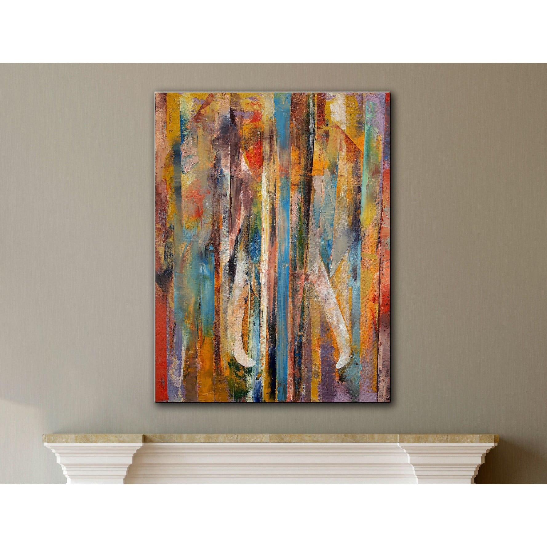 Michael Creese "Elephant" Gallery-wrapped Canvas