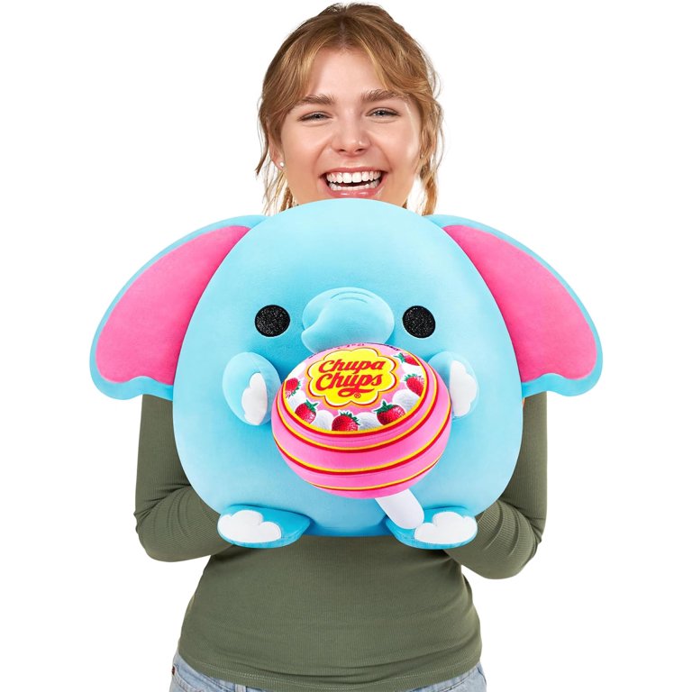 ZURU Snackles Elephant Large 14 inch Super Soft Plush Toy