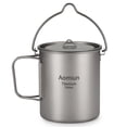 thumbnail image 1 of Taza de titanio Aomiun Ultralight 750ml Titanium Pot Taza de agua de titanio portátil Taza con tapa Tomshoo Taza de titanio, 1 of 7