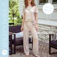 thumbnail image 5 of Hello Mello Breezy Does It Soft Lounge Pajama Pants, Late Checkout (Women's), 5 of 8