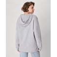 thumbnail image 3 of Hanes EcoSmart Women's Fleece Hoodie Light Steel 2XL, 3 of 7