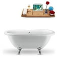 thumbnail image 3 of 70" Streamline N1121CH-GLD Clawfoot Tub and Tray With External Drain, 3 of 7