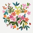 thumbnail image 2 of Jensen, Asia 20x20 Gold Ornate Wood Framed with Double Matting Museum Art Print Titled - Folky Flowers II, 2 of 4