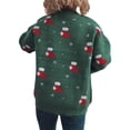 thumbnail image 6 of Women's Ugly Christmas Sweater Xmas Socks Printed Long Sleeve Crewneck Knitted Jumper Pullover Tops, 6 of 6