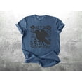 thumbnail image 6 of Boho Crow Shirt, Bird Coffee Lover, Oversize, Womens, Mens, T-shirt, 6 of 6