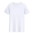 thumbnail image 6 of Agkizg Men Crew Neck Quickly Dry Shirts, Short Sleeve Summer Lightweight Breathable Loose Fitting Athletic Tops Outdoor Hiking Running Camping Basic Pullover Tees for Daily Summer Wear, 6 of 6