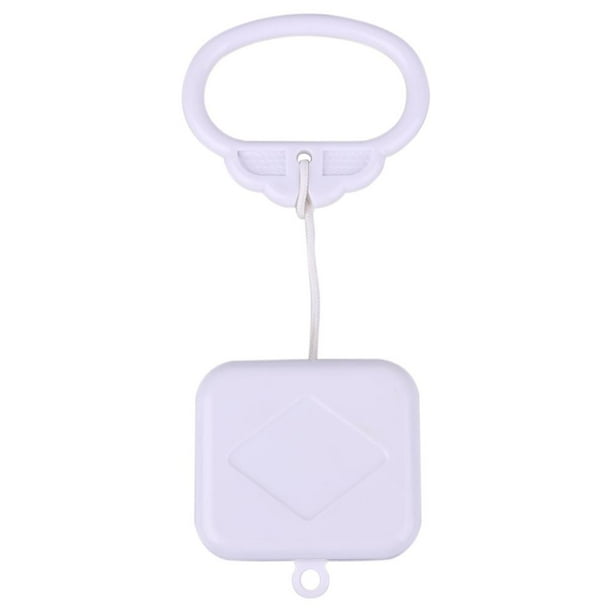 Caja de música con cuerda de tracción, caja de música blanca para bebés, niños, cama, campana, sonajero, juguete para regalo Tmvgtek juguetes de los niños