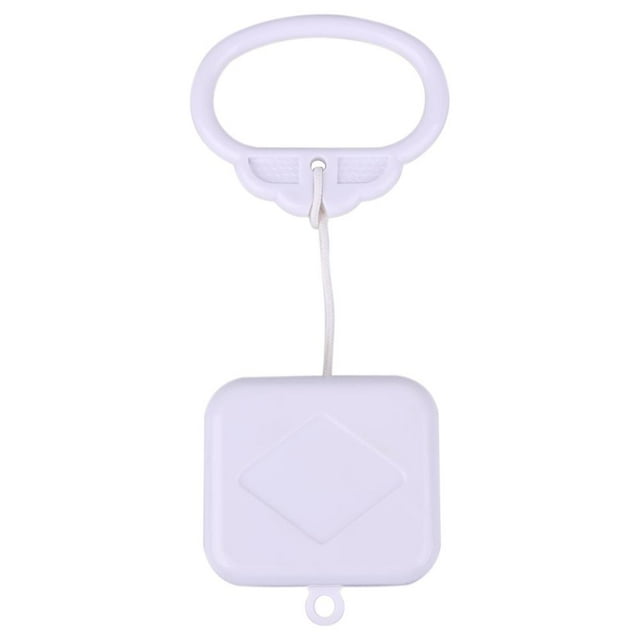 Tire de la caja de música Cuerda Cuerda Bebé Infantil Niños Cama Campana Sonajero Juguete Regalo Blanco JShteea El nuevo