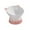 A, variant on Cute Cat Shaped Ceramic Pet Bowl (5.51in) - Elevated Neck Protection Food/Water Bowl for Cats, Large Capacity Cute Pet Feeding Bowl