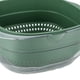 thumbnail image 3 of Colador de alimentos PET duradero de 2 capas, de color verde oscuro transparente, de amplio uso y diseño hueco, seguro, 3 of 5