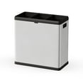 thumbnail image 4 of The Step N' Sort 16 Gal, Open Top, 3 Compartment Trash and Recycling Bin with easy off lid, 4 of 12