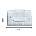 thumbnail image 3 of LSLJS 78x78 Inches Wind Picnic Cloth Beach Mat Outdoor Mat Camping Watertight and Damp-proof Beach Portable Mat Light and Foldable Outdoor Camping Picnic Mat, 3 of 6
