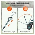 thumbnail image 5 of Garden Cart Rolling Workseat, 360 Swivel Seat, Garden Stool with Wheels, 5 of 7