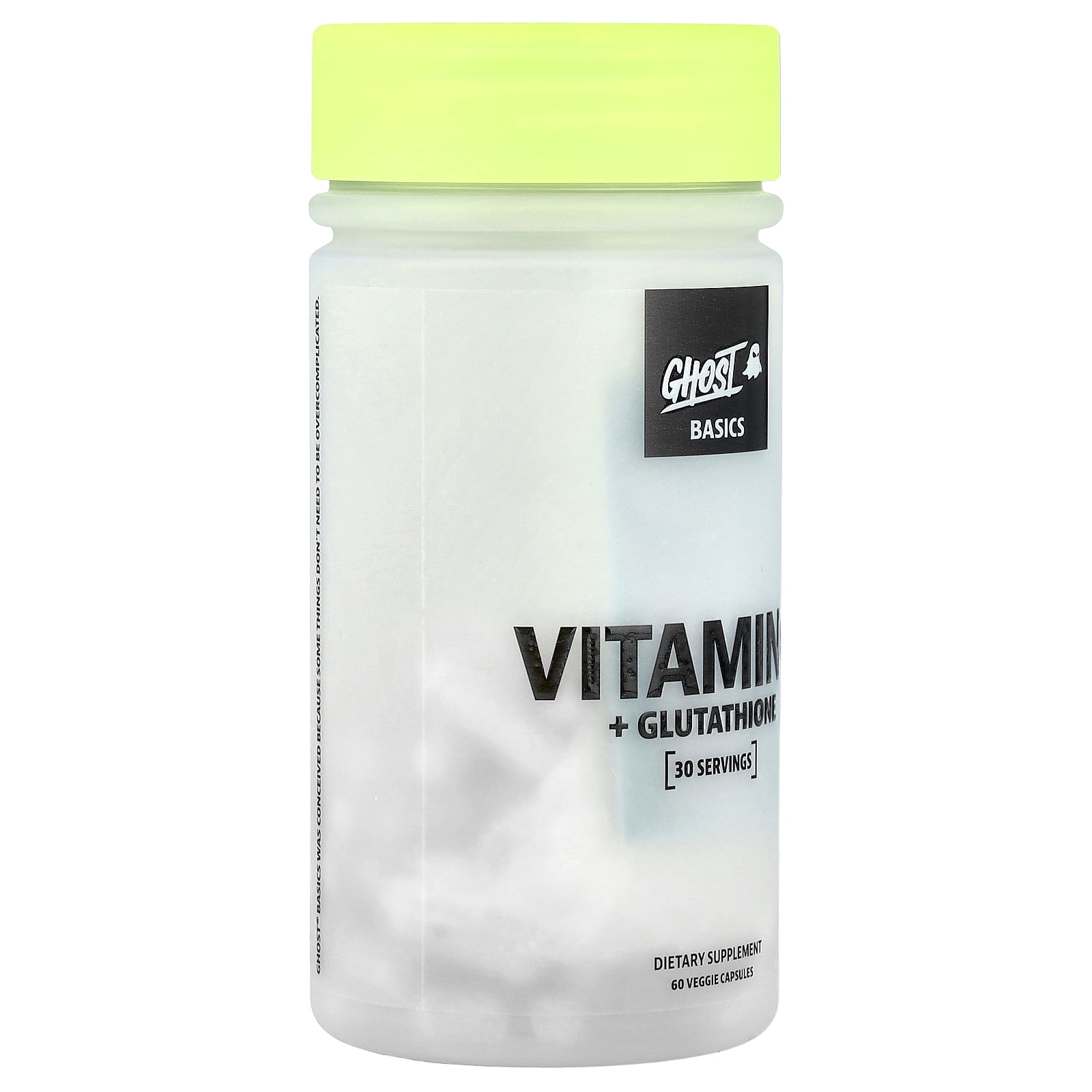 Ghost Basics, Vitamin C + Glutathione, 60 Veggie Capsules