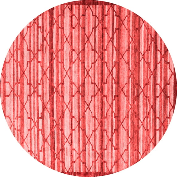 Ahgly Company Indoor Round Persian Red Traditional Area Rugs, 4' Round