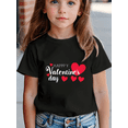thumbnail image 2 of MAWOTEA Happy Valentine's Day Themed Graphic T-shirts for Kids,Boys and Girls Short Sleeve Crew Neck,Ideal Gift for Birthday,Size 3Year-13Year, 2 of 5