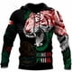 thumbnail image 4 of Sudadera con capucha con estampado 3D de la bandera de México para hombre, sudadera informal de camuflaje, sudadera con capucha de gran tamaño para hombre y mujer, ropa deportiva para hombre, 4 of 5