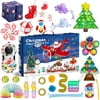 Fanvereka Christmas 25 Days Advent Calendar with 27 Pcs Sensory Fidget Toys