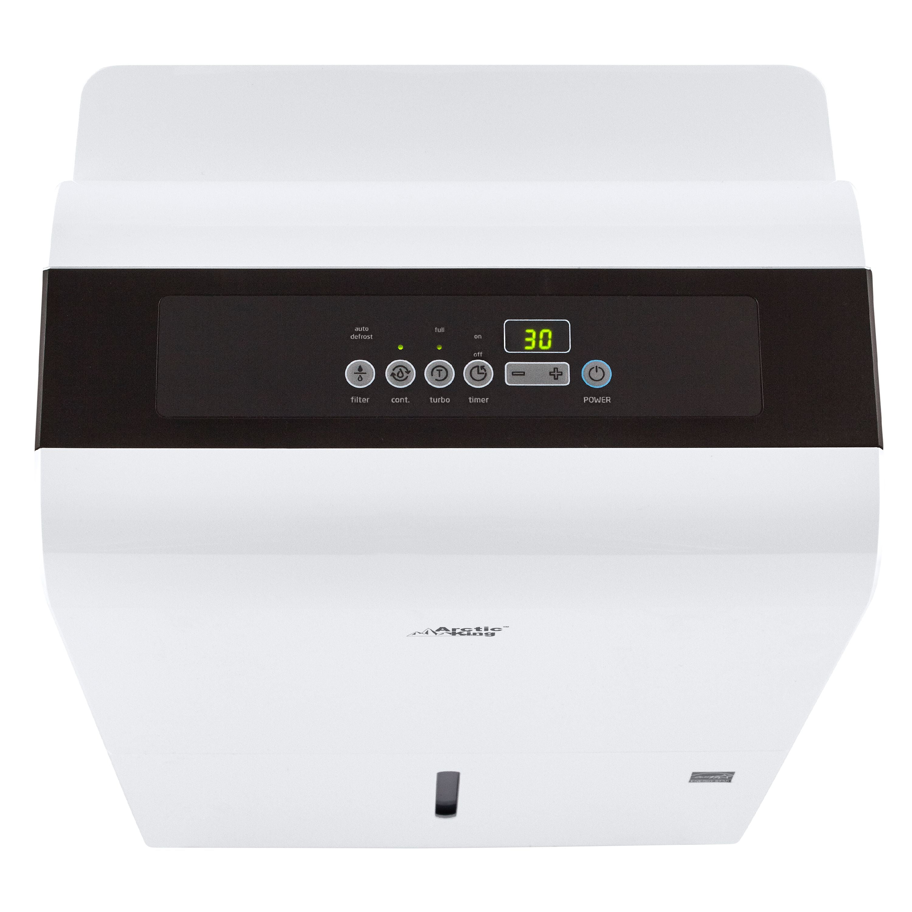 Arctic King Energy Star 70 pt 4,500 sq ft Dehumidifier in White - Auto Restart, 24 Hour Timer
