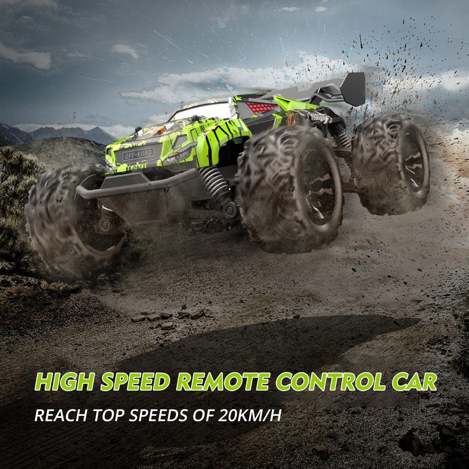1:20 Scale 2.4GHz Remote Control Off-Road Racing Car 4WD High Speed