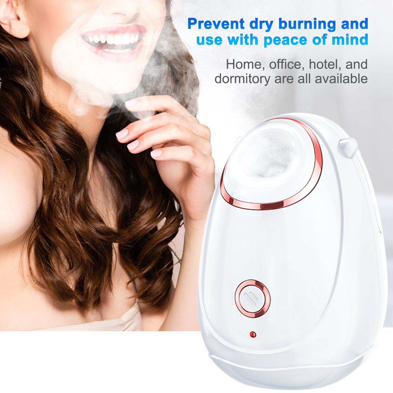 Yajisi Home Nano Heat Spray Facial Device Mini Face Steaming Machine Hydration (US Plug)