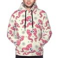 thumbnail image 4 of Hoodies for Men - Bow With Sugar Skull Long Sleeve Comfrt Men'S Fashion Hoodies & Sweatshirts, Sweatshirts for Men Hoodies Pullover Clothing Clothes with Pouch, 4 of 7
