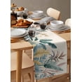thumbnail image 6 of Sage Green Tropical Leaves Table Runner 90 Inches, Watercolor Botanical Bed Runner Dresser Scarves Tabletop for Indoor Outdoor Parties/Ceremony/Banquet, 13" x 90", 6 of 8