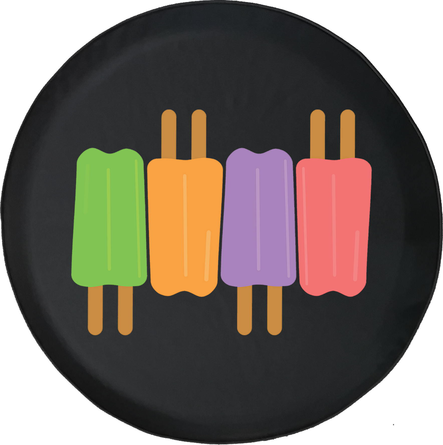 Green Orange Purple Pink Popsicles Adventure Offroad 4x4 Spare Tire