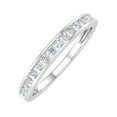 thumbnail image 1 of 1/4 Carat Channel Set Diamond Anniversary Wedding Band in 10K White Gold (Ring Size 4.25), 1 of 6