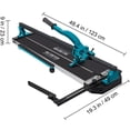 thumbnail image 6 of 40"Tile Cutter Single Rail Double Brackets Manual Tile Cutter 3/5 in Cap with Precise Laser Manual Tile Cutter Tools for Precision Cutting (40"), 6 of 12