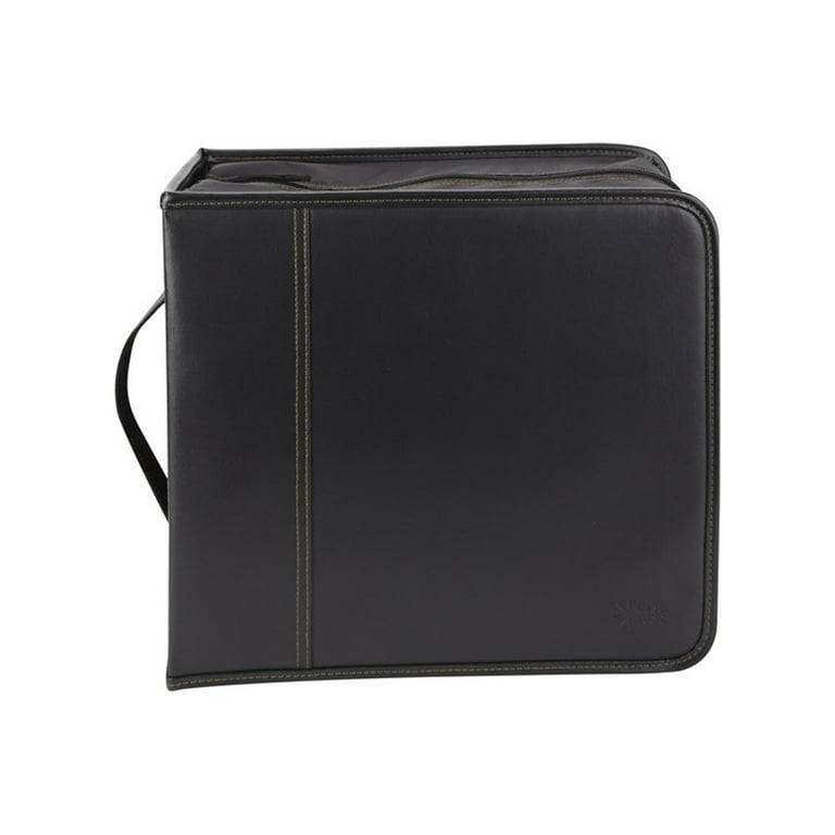 Case Logic 336 Capacity CD Wallet, Black with MOVEABLE BINDER DISC
