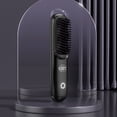 thumbnail image 3 of Plancha de pelo portátil sin cables con cepillo, carga USB, iones negativos, púas recubiertas de cerámica, ligera, para mujeres, peinado de viaje, apta para todo tipo de cabello, 3 of 6
