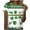 L, variant on Women's White & Green Stripe Shamrock & Beer Glass Print Crew Neck Short-Sleeve T-Shirt - Trendy St. Patrick's Day Casual & Holiday Wear