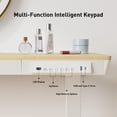 thumbnail image 2 of Kyspho One Piece Electric Standing Desk with Drawer, 48" x 24" Maple Wood-top Height Adjustable Office Desk with USB Charging Ports, Sit to Stand Desk for Home, 2 of 11
