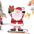 thumbnail image 5 of Adorno de mesa de Navidad de madera Muñeco sin rostro Papá Noel Árbol de Navidad Muñeco de nieve Decoraciones navideñas Noel Navidad 2025 Regalo para niños, 5 of 5