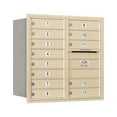 thumbnail image 4 of Salsbury Industries Recessed USPS 14 Door Rear Load 4C Horizontal Mail Center with 1 Parcel Locker, 4 of 4