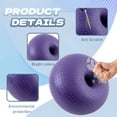 thumbnail image 3 of BESTSKY Exercise Ball,19.7"*19.7"*11" Stability Ball,Anti-Slip Yoga Ball,Purple, 3 of 7