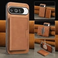 thumbnail image 2 of ELEHOLD For Google Pixel 9 / 9 Pro Case, PU Leather 2-in-1 Magnetic Detachable Leather Credit Card Slot Shockproof Wallet Case Cover For Google Pixel 9 / 9 Pro ,Brown, 2 of 7