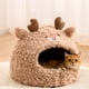 thumbnail image 1 of Pisexur Suministros para mascotas Cama para gatos adecuada para gatos de interior Cama para gatos grandes Cama tipo cueva para gatos Cama tipo tienda con tapete desmontabperros, gatos y animales, 1 of 6