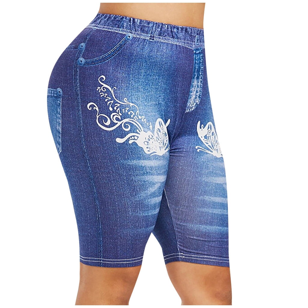 high waist elastic shorts