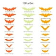 thumbnail image 7 of XIAOLE 24 Pack Halloween Bats Wall Decor, Lighted 3d Bat Stickers For Halloween Party, Luminous Bats Hanging Flags, Bedroom Window Decorations, Indoor And Outdoor Home Decor, Multicolor, 7 of 7